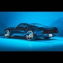 1968 Ford Mustang Shelby GT500KR "Cyber Cookie" rendering