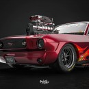Ford Mustang "Tower of Power" rendering