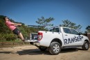 Ford Ranger outdoor gym in Taiwan