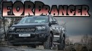 Ford Ranger With Prior Design Widebody Is All-Black and Aggressive