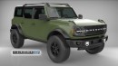 Report on upcoming green paint option for the 2022 Ford Bronco