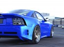 Ford SVT Mustang Cobra Sonic Blue Neon Terminator CGI to reality by abimelecdesign