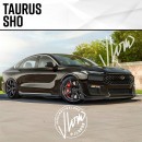 Ford Taurus SHO rendering by jlord8