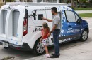 Ford self-driving food delivery system