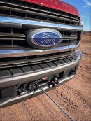 Ford Super Duty integrated 12,000 pounds winch