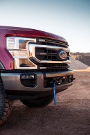 Ford Super Duty integrated 12,000 pounds winch