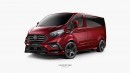 Ford Transit Looks Like a Focus RS Race Van Thanks to Carlex Body Kit