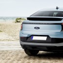 Ford Explorer EV Coupe and Ford Fiesta ST EV renderings