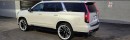 Forgiato Cadillac Escalades with 26 and 28 inch forged wheels