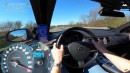 Jaguar XFR-S top speed test on Autobahn by AutoTopNL