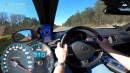 Jaguar XFR-S top speed test on Autobahn by AutoTopNL