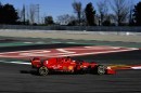 Sebastian Vettel testing the 2020 Ferrari