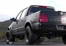 Lifted Lincoln Blackwood Murdered-out Widebody rendering by abimelecdesign