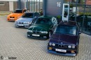Four generations of BMW M3