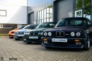 Four generations of BMW M3