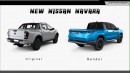 2024 Nissan Navara CGI new generation by Digimods DESIGN