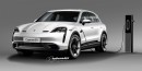 Porsche Cayenne EV CGI new generation by TopElectricSUV.com