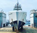 Tankoa 50-meter hybrid yacht Kinda hits the water