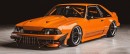 Fox Body Ford Mustang Blower Series renderings by rostislav_prokop