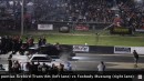 Fox Body Ford Mustang vs Pontiac Firebird Trans Am no prep drag race at Outlaw Armageddon