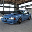 Fox Body Ford Mustang BBS Restomod CGI to reality by personalizatuauto