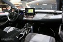 Toyota Corolla Hybrid Wagon Has Giant Trunk and Even Bigger Tablet in Paris