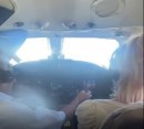 Britney Spears Flying a Plane