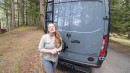 Freedom Vans' Sprinter Camper Conversion Has an "Invisible" Stovetop and a King-Size Bed