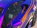 Lexus LFA slammed widebody freestyle CGI by abimelecdesign
