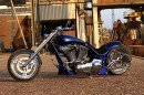 Harley-Davidson Blue Flames