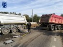 Two cargo trucks crash in Romania, theory says they planned it because one had malfunctioning brakes