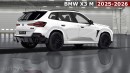 2025 BMW X3 M Competition rendering by AutoYa Interior