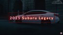 Subaru Legacy & Forester renderings