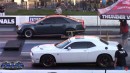 Cadillac CTS-V drag races Chevy Corvette C7, Dodge Challenger Hellcat and Chevelle