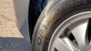 Fresnel lens versus car tire