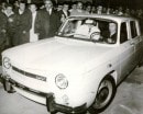 the first Dacia 1100 gifted to Nicolae Ceausescu