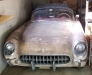 Abandoned rare Corvette C1 in Massachusetts