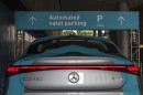 2022 Mercedes EQS with INTELLIGENT PARK PILOT