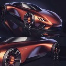 Front-Engined McLaren GT rendering