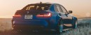 BMW M3 widebody render by the_kyza on Instagram