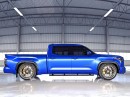 Frozen Blue 2023 Toyota Tundra on HRE Wheels rendering by abimelecdesign