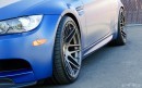 Frozen Blue BMW E92 M3 on Forgestar Wheels