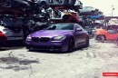Frozen Purple BMW 6 Series on Vossen Wheels