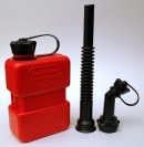 FuelFriend plastic Jerrycans with accessories