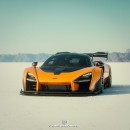 Bagged Widebody Carbon McLaren Senna by johnrendering and crxw._
