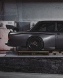 Full Carbon Fiber Widebody Volvo 242 on Airless Tires rendering by andreas.richter.cgi
