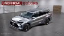 Toyota Grand Highlander rendering by AutoYa
