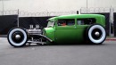 1929 Ford Model A dropped chopped Hot Rod on SBC on AutotopiaLA