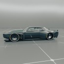 Chevy Camaro SS restomod rendering by al.yasid