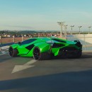 Lamborghini Sián FKP 37 widebody rendering by __designz__